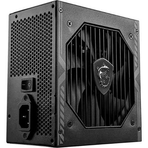 MSI MAG A650BN 650W 80Plus Bronze ATX Power Supply – DC-DC Circuit Design, 120mm Fan, Active PFC, 100-240Vac, ATX Compatibility, Black (Model 306-7ZP2B18-CE0) - Image 3