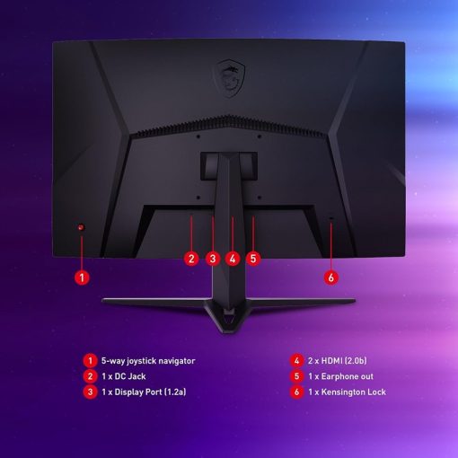 MSI G27CQ4 E2 27 Inch Curved Monitor 170Hz WQHD Display