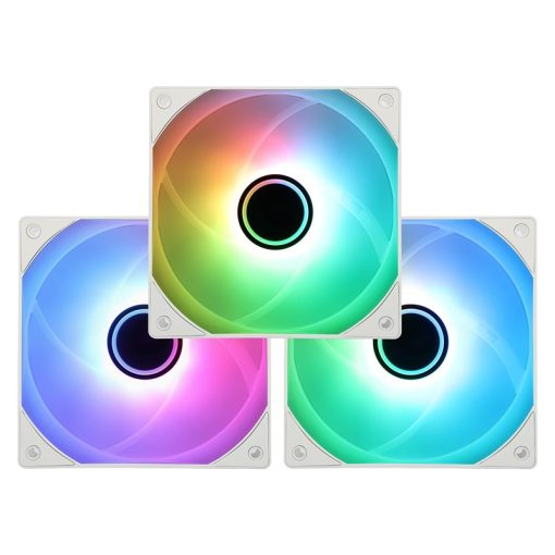 Thermalright TL-C12W-S V3 120mm ARGB CPU Fan – 1500RPM Speed, White Computer Case Fan, Quiet 4pin PWM PC Fan, for S-FDB Bearing CPU Cooler, ARGB Mirror Light Effect (3 Fans) - Image 3