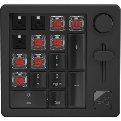 Glorious GMMK Numpad Prebuilt Dual Wireless Macro Pad – CNC Machined Aluminum Body, Vibrant Per-Key RGB Illumination, Prog Slider & Rotary Knob, 76H Wireless Battery Life, Black | GLO-GMMK-NPFOX-B - Image 3