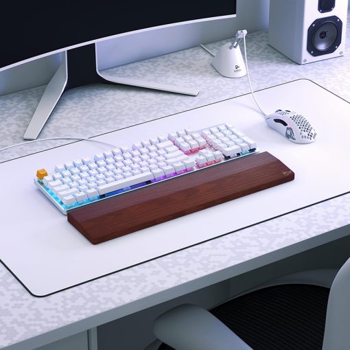 Glorious GMMK White Ice Edition RGB Modular Mechanical Gaming Keyboard – Gateron Brown Switches, White | GLO-GMMK-FS-BRN-W - Image 3