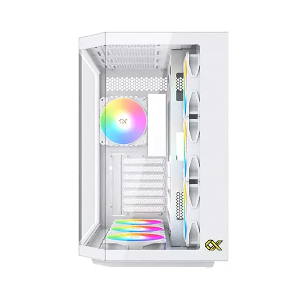 Xigmatek Alpha Cubi II Gaming Case – EATX, White (Model EN45493) - Image 3