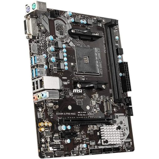 MSI B450M-A PRO MAX II Motherboard with 2.5G LAN and HDMI