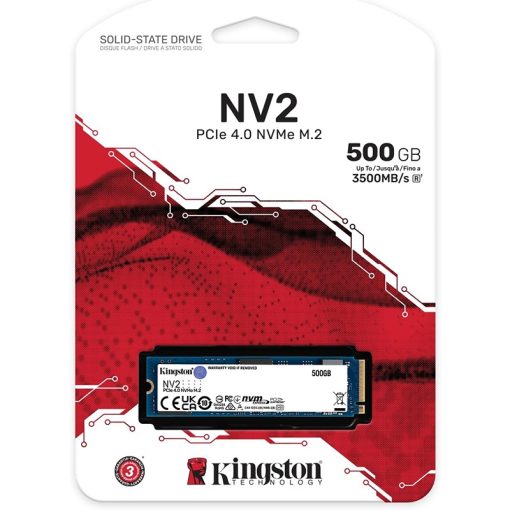 Kingston NV2 500GB NVMe SSD gaming performance