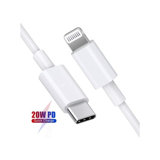 Data Cable - USB Type-C to Lightning, White, 1 Meter - Image 3