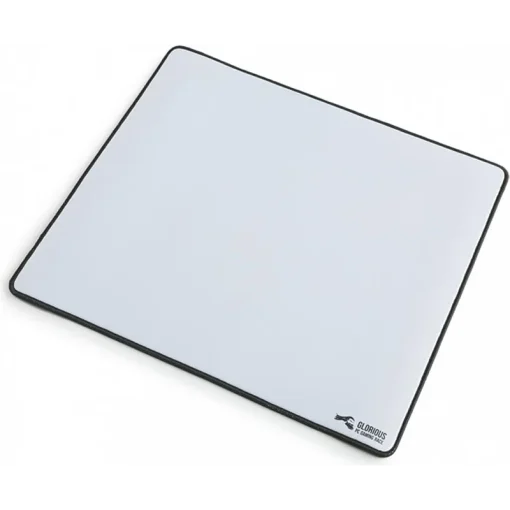 Glorious XL Heavy Gaming Mouse Mat/Pad – 5mm Thick, Stitched Edges, White Cloth, 16"x18" | GW-HXL - Image 3