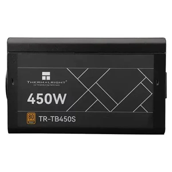 Thermalright 450W TB450S Power Supply with 80Plus Bronze Certification, 100-240V Voltage Support, 1 Fan, 5 SATA Ports, and 8-Pin CPU Power Connector for Versatile Usage - Image 3