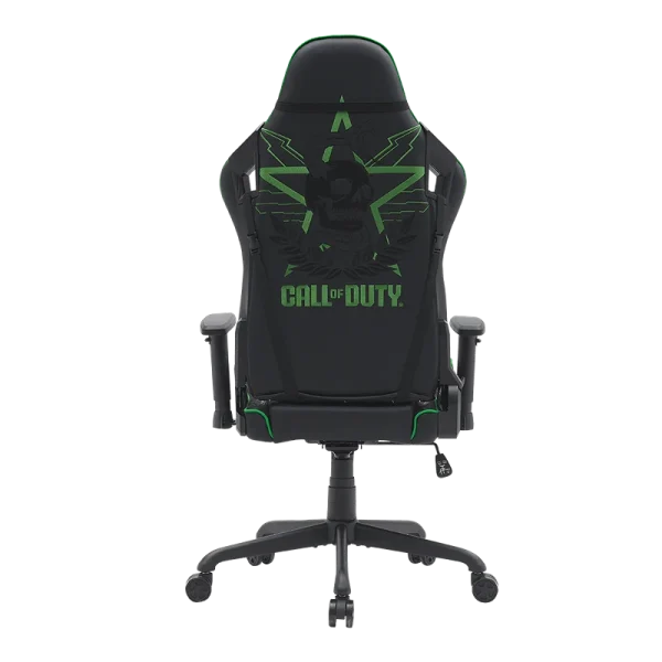 GAMEON Call of Duty (COD) Gaming Chair with 4D Adjustable Armrests & Metal Base, Green/Black – Ergonomic Comfort for Gamers – Model CODGB02 - Image 3
