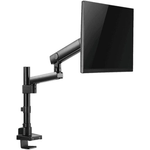 Twisted Minds Single Monitor Aluminum Slim Pole Mounted Spring Assisted Arm – Detachable VESA Plate Design, Smooth Arm Insertion (Model TM-20-C06P) - Image 3