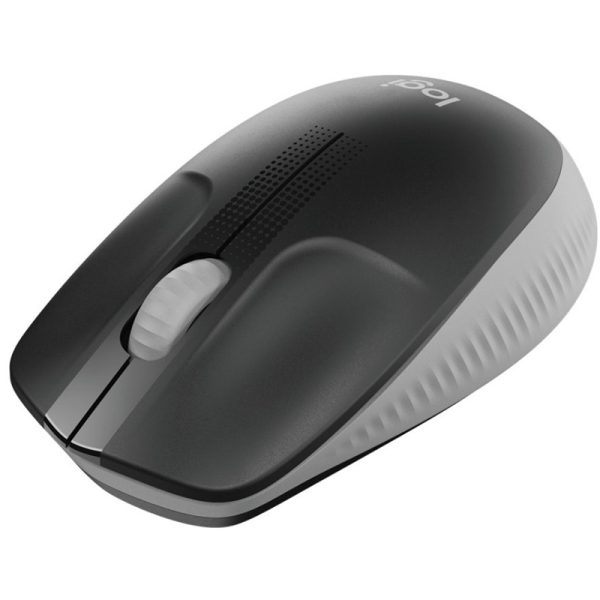 Logitech M190 Wireless Mouse – Full Size Ambidextrous Curve Design, 18-Month Battery, Power Saving Mode, Precise Cursor Control & Scrolling, Wide Scroll Wheel, Thumb Grips, Mid Grey (Model 910-005906) - Image 3