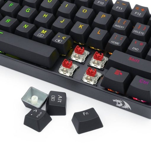 Redragon K630 RGB Dragonborn 60% Mechanical Gaming Keyboard – RGB Lighting, Compact, 61 Keys, TKL, Brown Switches - Image 3
