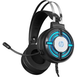 HP H120 Wired Gaming Headset – USB 2-Pin, Mic Control, Black