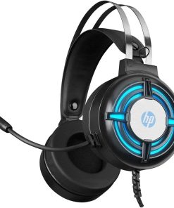 HP H120 Wired Gaming Headset – USB 2-Pin, Mic Control, Black
