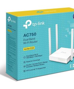Alternative view of TP-Link Archer C24 AC750 Dual-Band Wi-Fi 5 Router – Parental Controls, 3-in-1 Modes