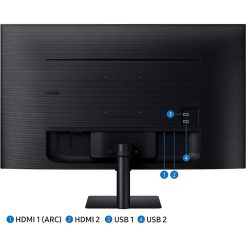 Samsung M5 32-Inch Smart Monitor streaming Netflix, Prime Video, and HBO Max