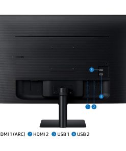 Samsung M5 32-Inch Smart Monitor streaming Netflix, Prime Video, and HBO Max