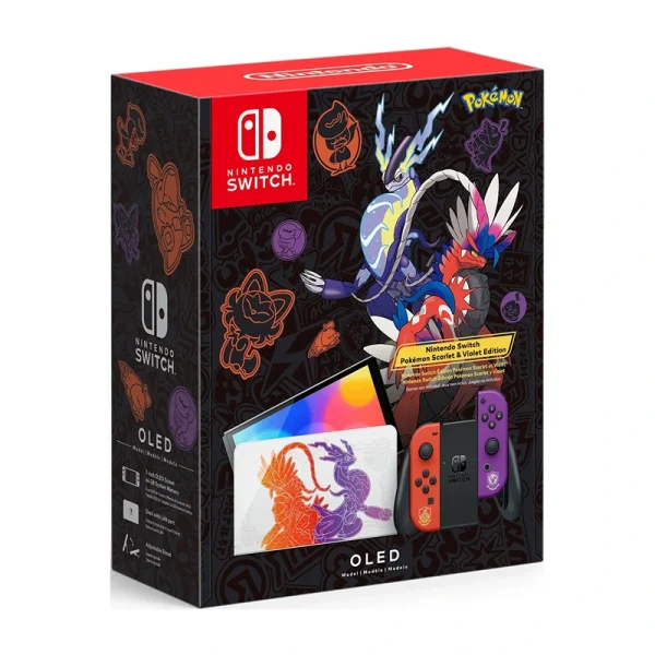 Nintendo Switch OLED – 7-Inch OLED Screen, Adjustable Stand, Enhanced Audio, 64 GB Storage, Joy-Con Controllers - Image 5