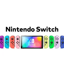 Nintendo Switch OLED – 7-Inch OLED Screen, Adjustable Stand, Enhanced Audio, 64 GB Storage, Joy-Con Controllers