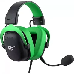 Havit H2002D Wired Gaming Headset – Black and Green,