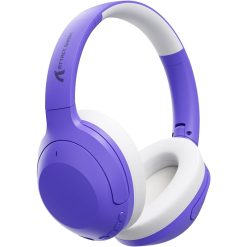 ATTACK SHARK G300 Wireless Gaming Headset, Noise-Canceling Mic, 3.5mm Jack – Light Purple