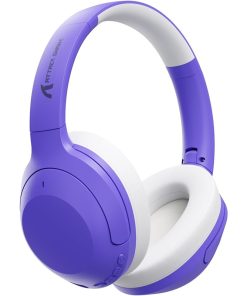 ATTACK SHARK G300 Wireless Gaming Headset, Noise-Canceling Mic, 3.5mm Jack – Light Purple