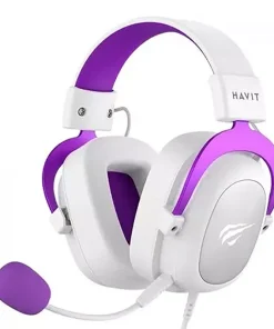 Havit H2002D Wired Gaming Headset – White and Purple