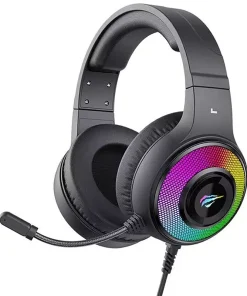 Havit H2042D Wired RGB Gaming Headphones – Black