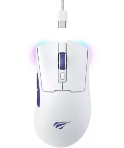 HAVIT Quad-mode 2.4GHz White & Blue Wireless Gaming mice in Bahrain