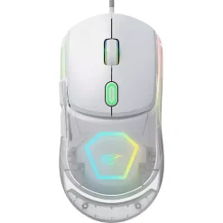 HAVIT MS965SE RGB 3-in-1 White Wired Gaming Mouse in Bahrain