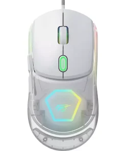 HAVIT MS965SE RGB 3-in-1 White Wired Gaming Mouse in Bahrain