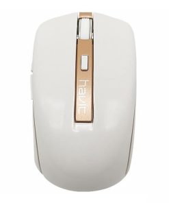 Havit MS951GT PC Series Wireless Mouse White and Golden for gamers in Bahrain