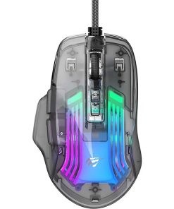 Smooth performance with Havit MS1011SE Black Transparent Gaming Mouse in Bahrain