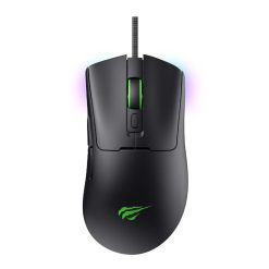 Havit MS966 Black & Green Wired Gaming Mouse in Bahrain