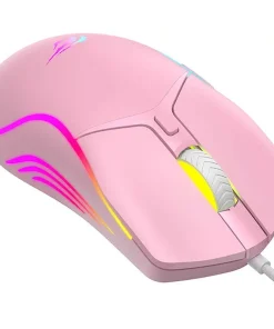 HAVIT MS1029 Pink Gaming Mouse with RGB lighting