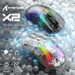 Attack Shark X2 Black Wireless Gaming Mouse