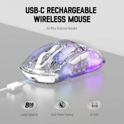 Attack Shark X2 White Wireless Gaming Mice