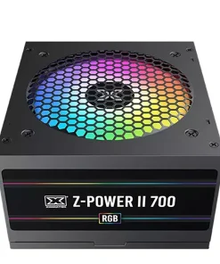 Alternative view of Xigmatek Z-POWER II RGB 700W Power Supply – Black, EN42836