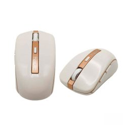 Havit White and Golden Wireless Mouse MS951GT PC Series