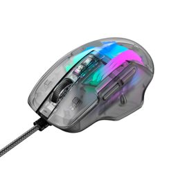 Havit MS1011SE Black Transparent Wired Gaming Mouse in Bahrain