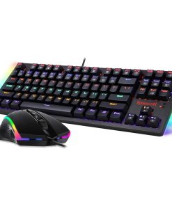 Alternative view of Redragon K552 RGB Mechanical Gaming Keyboard and Mouse Combo, Wired, 60% Layout with Arrow Keys, Tenkeyless, RGB Backlit, 7200 DPI Mouse, Black