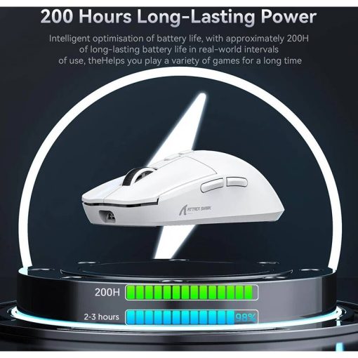 ATTACK SHARK X6 Lightweight Wireless Gaming Mouse