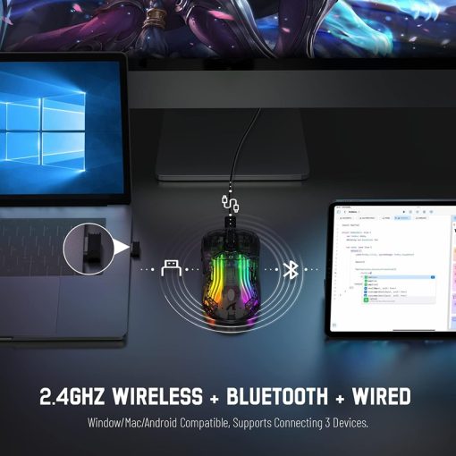 Smooth gaming experience with attack shark X2 wireless mouse