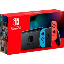 Nintendo Switch Console Bundle – Used in Good Condition, Includes 2 Sets of Joy-Cons, Original Charger, Charging Station & Protective Carrying Bag (Without Memory Card)
