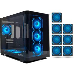 Tortox Curvo Black Computer Case