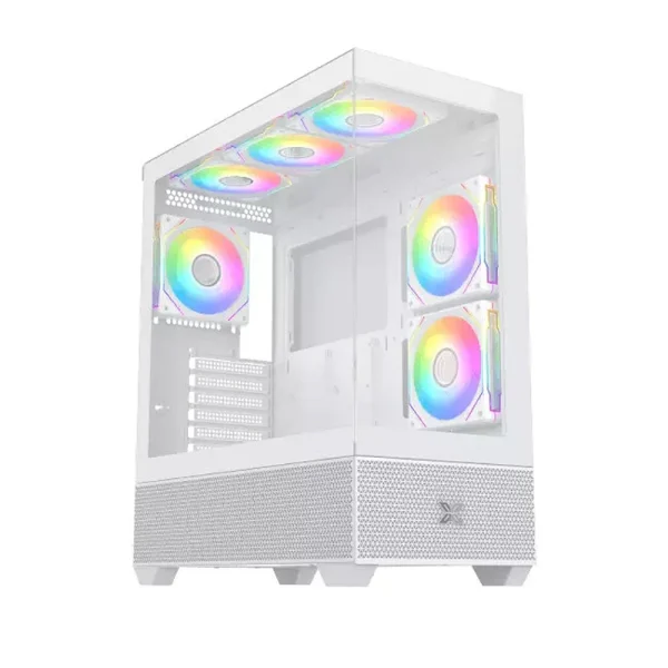 Xigmatek Alphard Arctic E-ATX ARGB Gaming Case with Tempered Glass Panel - White
