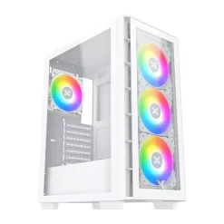 Xigmatek Elite One Arctic ATX Gaming Case Front Panel with RGB Lighting