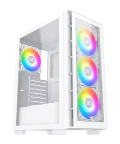 Xigmatek Elite One Arctic ATX Gaming Case Front Panel with RGB Lighting