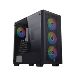Xigmatek Gaming Z Pro ARGB Mid-Tower E-ATX Case Front Panel with RGB Fans