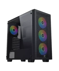 Xigmatek Gaming Z Pro ARGB Mid-Tower E-ATX Case Front Panel with RGB Fans