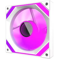 Aigo AIR12 120mm ARGB Reverse Computer Case Fan – White